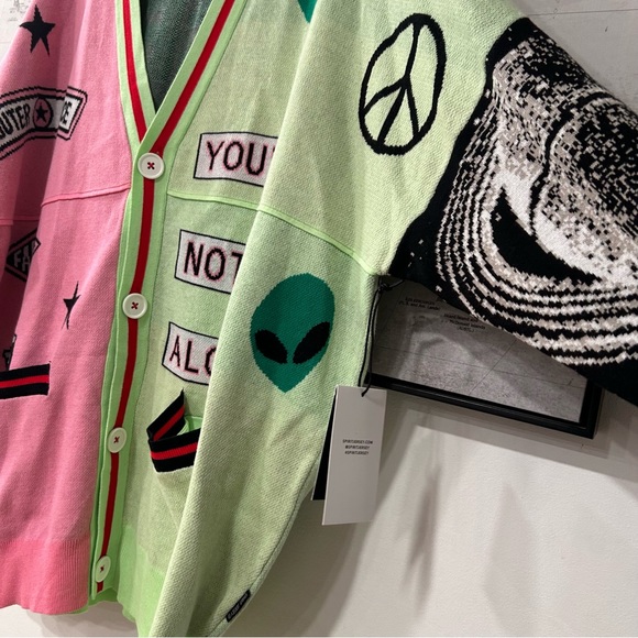NWT Spirit Jersey Out of this world knitted cardigan - Picture 6 of 11